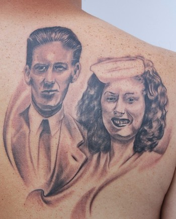 Ty McEwen - grandparents portrait tattoo